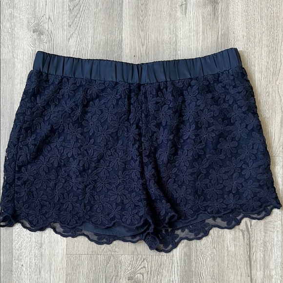 Forever 21 Pants - Navy Blue Lace Shorts